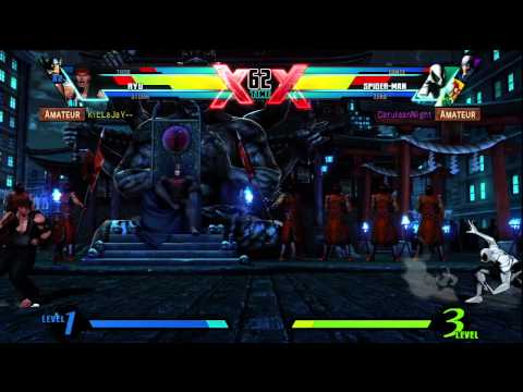 Ultimate Marvel vs Capcom 3 (PS3) -- Non-Ranked Matches 242 - Killajay the Chicken (Part 1/2)
