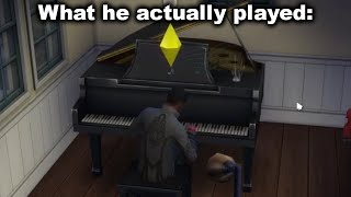 Pianos are Never Animated Correctly... (Sims 4)