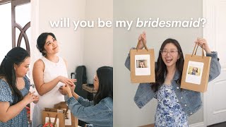 Intentional Bridesmaid Proposal Boxes + Reactions 😆 Wedding Diaries Vlog