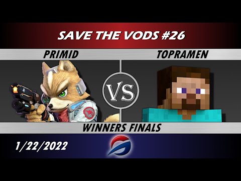 STV #26 - Primid (Fox) vs TopRamen (Steve, ROB) Winners Finals - Smash Ultimate