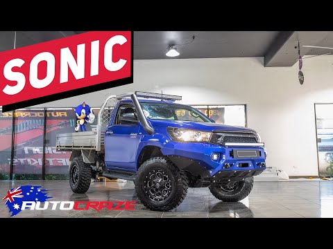 SONIC HILUX OFF-ROAD BUILD // Custom Blue Rival Bar & Fuel Boost Wheels
