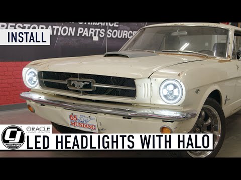 Upgrading Our 1965 Mustang With Crazy Bright Oracle LED Headlights!