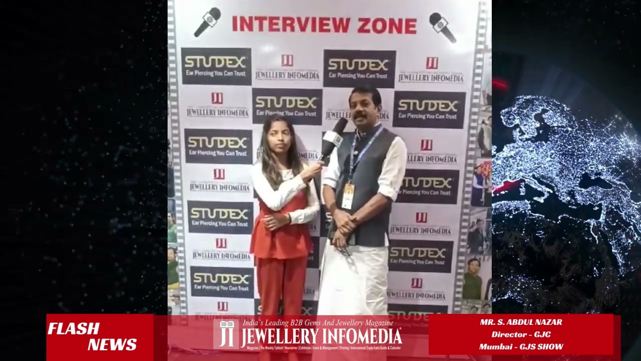 Mr. S. Abdul Nazar- Director of GJC, at GJS Show - Mumbai.