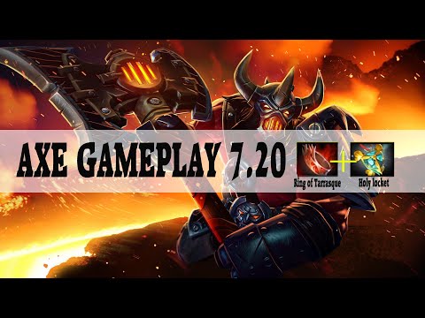 UNSTOPPABLE AXE WITH RING OF TARRASQUE + HOLY LOCKET PATCH UPDATE 7.20 | MMR VENTURE #1