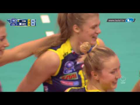 Samantha Fabris slams it down when no block shows up | #CLVolleyW