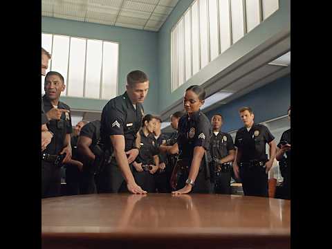 Bradford and Harper dust off the challenge coins! (The end cracks me up…) | #TheRookie