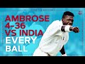 👀 Curtly Ambrose vs Sachin Tendulkar | ⏪ West Indies vs India 1997 | 📺 4 Wicket Spell EVERY Ball