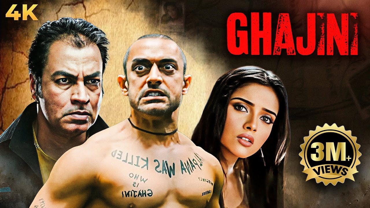 Aamir Khan Superhit Blockbuster Action Thriller Full Movie 4K GHAJINI | Asin, Pradeep Rawat, Jiah
