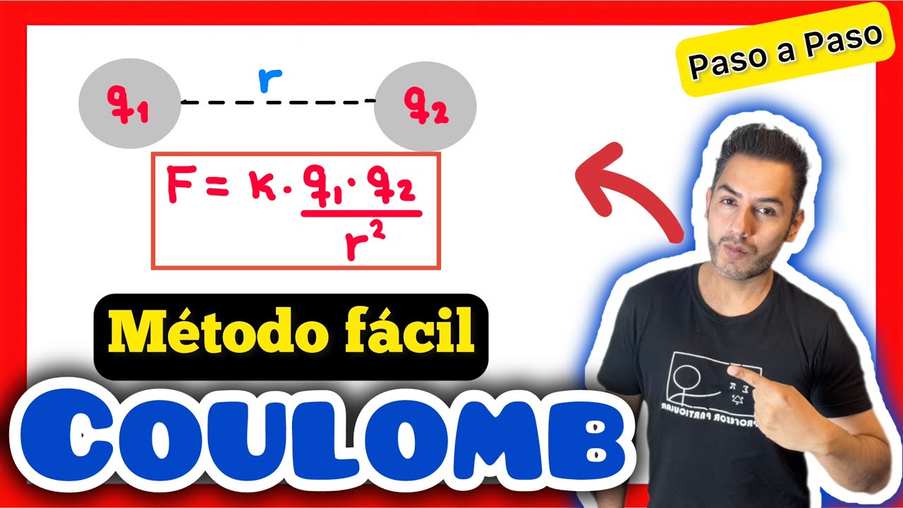 ✅LEY DE FUERZAS de COULOMB | EJERCICIOS BIEN EXPLICADOS💯| FÍSICA PREPARATORIA