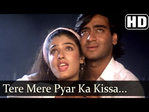 Tere Mere Pyar Ka Kissa (HD) - Ek Hi Raasta Songs - Ajay Devgn & Raveena Tandon - Kumar Sanu 90 Hits