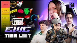Every EWC PUBG Team Ranked ft. ‪@markpowercasts‬