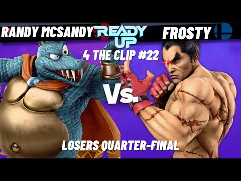 Losers Quarter-Final - Randy McSandy (King K. Rool) Vs. Frosty (Kazuya) | 4 The Clip #22
