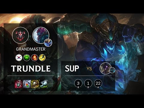 Trundle Support vs Alistar - KR Grandmaster Patch 10.10