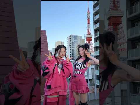 Ruka & Asa doing woke up in Tokyo challenge on tiktok #babymonster #ruka #asa