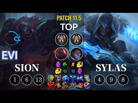DFM Evi Sion vs Sylas Top - KR Patch 11.5