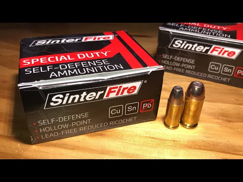 Frangible Self-Defense Ammo?? @sinterfire Special Duty 9mm \u0026 45 Auto Tested in Ballistics Gel