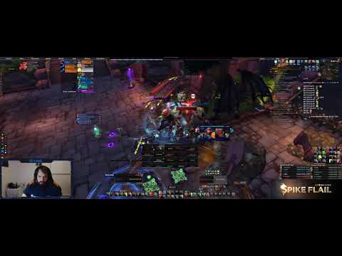 Spike Flail vs. Mythic High Tinker Mekkatorque - Resto Shaman PoV