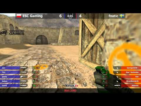 ESC Gaming vs fnatic @de_dust2
