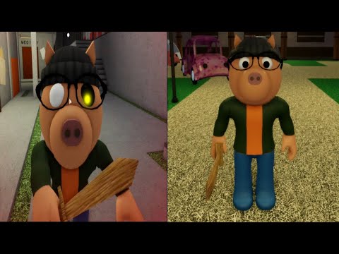 Redesign Pony Original vs RP Jumpscare - Roblox Piggy