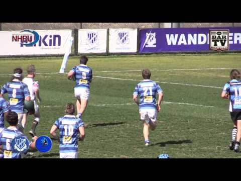 2015 NHRU Round 18 Colts Highlights - Wanderers v Nelson Bay