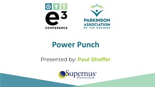 e3 Power Punch Parkinson Association of the Rockies