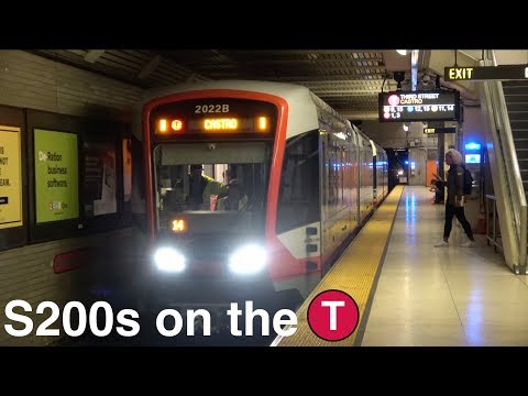⁴ᴷ San Francisco Muni Metro: S200s running on the (T) Third Street Line
