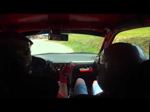 Rally test Rovte 2012 3.krog HD Camera car Oberžan Marjan