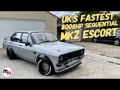 800BHP SEQUENTIAL HONDA S2000 POWERED MK2 FORD ESCORT - UK'S FASTEST MK2 ESCORT