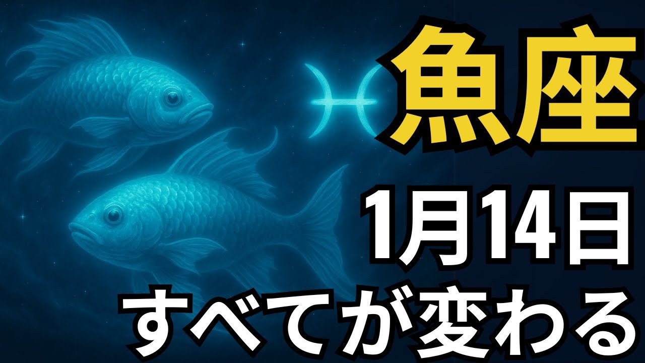 魚座♓｜タロットが語った！30年で最も衝撃的な展開が始まる！