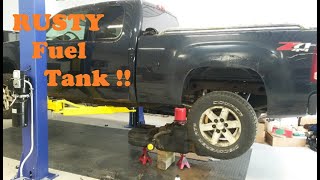 RUSTY!  2007-2013 NNBS GMC Sierra / Silverado Fuel Pump Repair and Access Panel Install