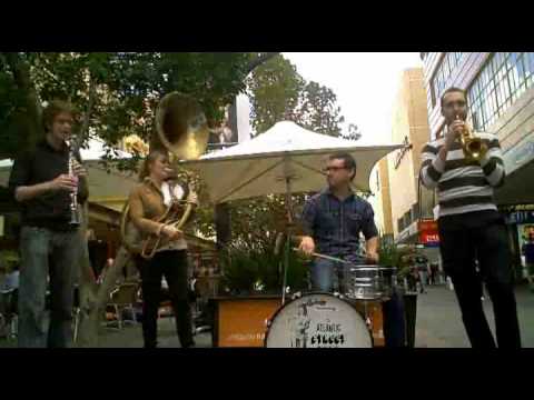 Atlantic Street Band (live busking) - Bourbon Street Parade