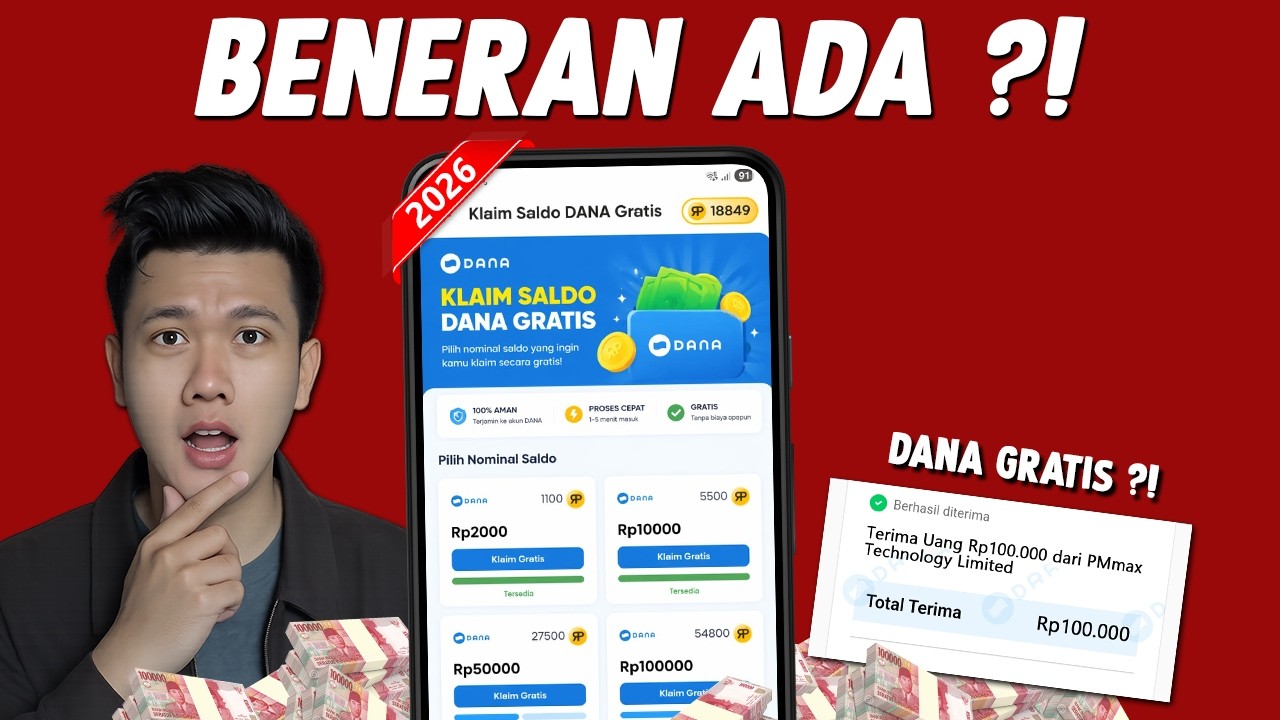 Aplikasi Penghasil Uang 2026 | Cara Mendapatkan Saldo DANA Gratis (Panduan Aman)