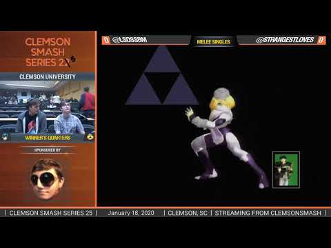 Clemson Smash Series 25 - Winners Quarters - LSD (Marth) vs. Jankie (Sheik) - SSBM