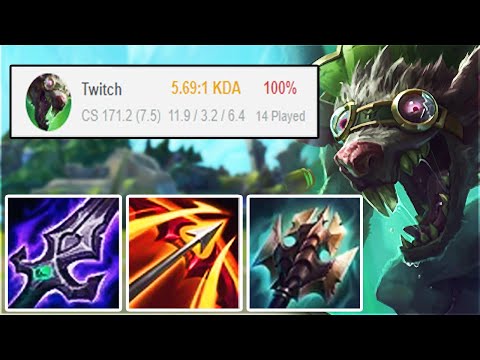 My Insane New 100% Winrate Twitch Build - Twitch ADC Gameplay