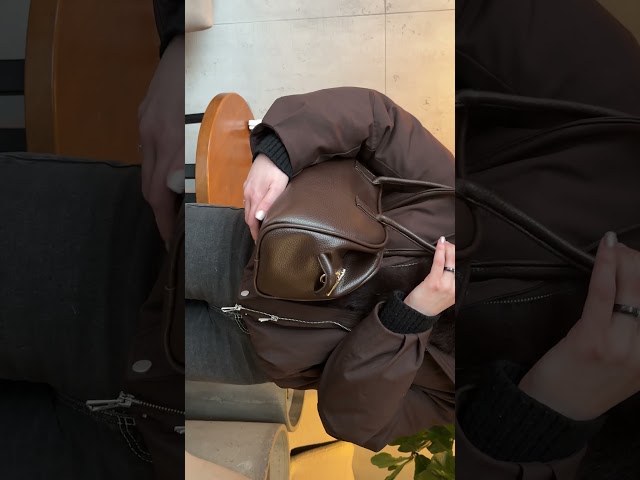 Чоботи жіночі шкіряні байка хутро 592641 Чорний Сумка жіноча 594045 Коричнева