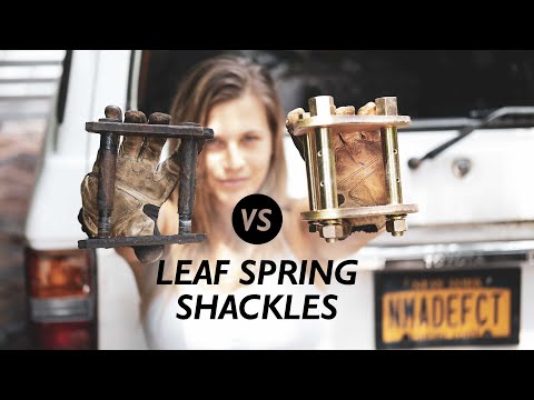 Comparison: Dobinsons Anti-Inversion Shackles VS Stock Toyota Land Cruiser Shackles