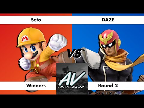AV Fight Night #22 - Winners Round 2: Seto (Mario) vs DAZE (Captain Falcon)
