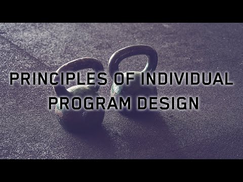 Webinar - Principles Of Individual Program Design