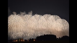 おじやまつり大花火大会 超ワイドベスビアスミュージック大スターマイン (フィナーレ) 4K