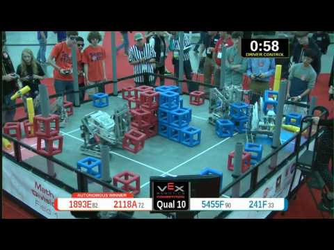 2015 VRC Math Q10 - 1893E 2118A vs 5455F 241F - 59 to 28 - VEX Worlds 2015 - Math Division