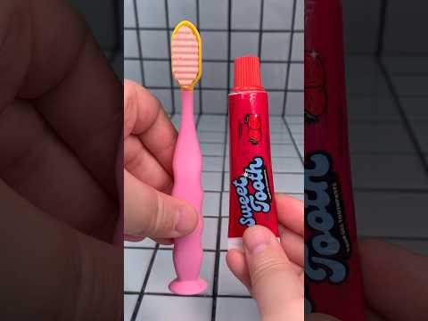 Sour toothbrush candy gummy jelly food mukbang