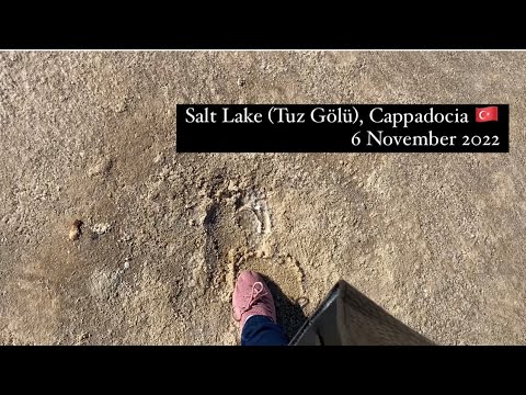 A short walk to Salt Lake (Tuz Gölü), Cappadocia 🇹🇷6 November 2022 | ASMR