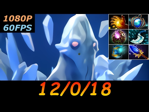 Dota 2 Ancient Apparition Pro 12/0/18 (Kills/Deaths/Assists) Top MMR 576 GPM Ranked Full Gameplay