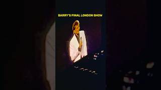 Barry Manilow Says Goodbye to London 💔 | Final O2 Concert Highlights (June 2026) #shorts