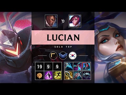 Lucian Top vs Fiora - KR Diamond Patch 25.13