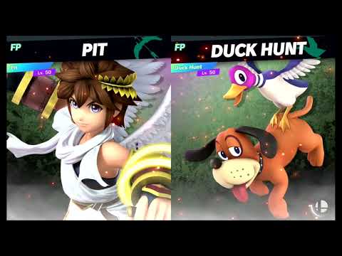Super Smash Bros Ultimate Amiibo Fights – Pit vs the World #59 Pit vs Duck Hunt