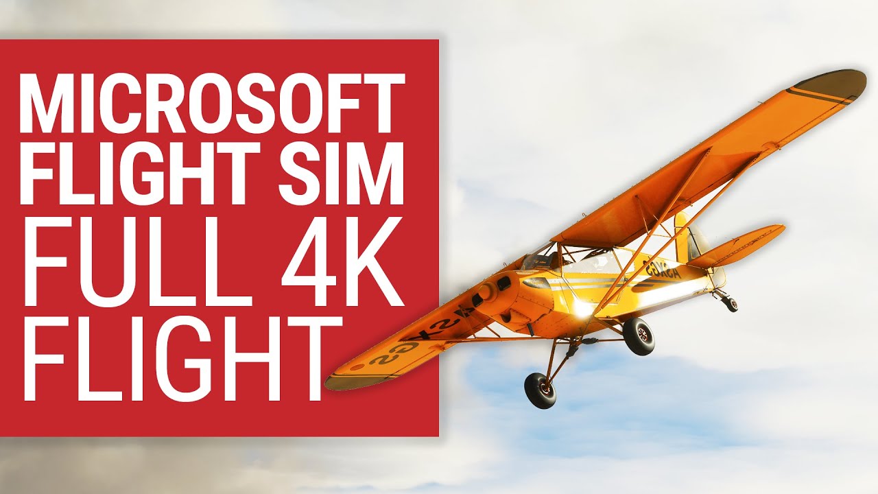 Microsoft Flight Simulator | Full Flight Gameplay 4K - Gloucester To Brussels