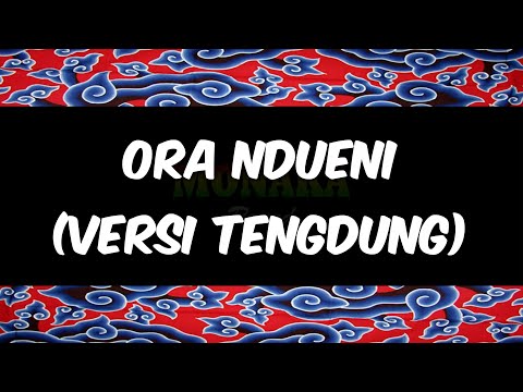 Ora Ndueni - Dewi Kirana versi Tengdung [Karaoke]