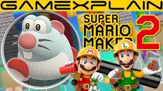 Super Mario Maker 2 Gameplay ANALYSIS: New Japanese Trailer (Sky Theme?! - Secrets & Hidden Details)