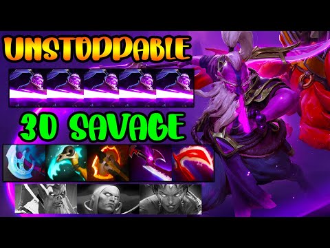 UNSTOPPABLE 30 SAVAGE - SUPER STRONG VOID SPIRIT - FULL FIGHT - DOTA 2 GAMEPLAY